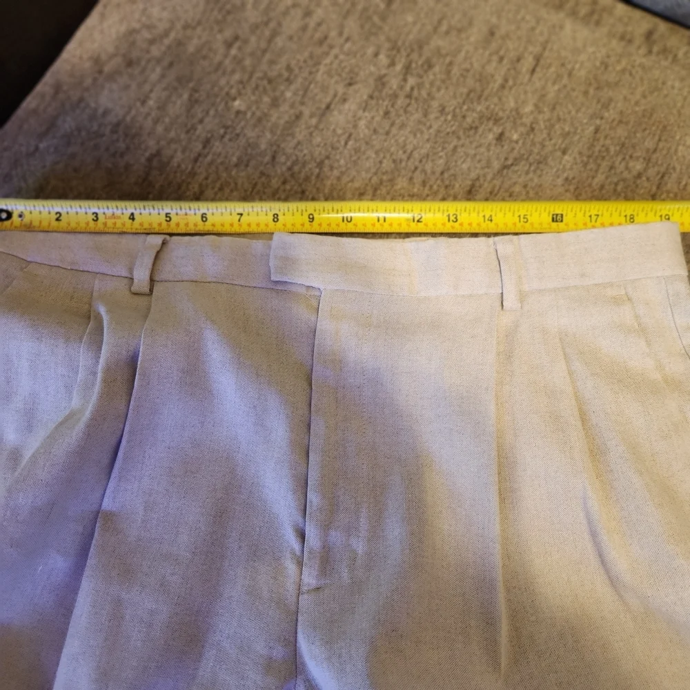 Docker's Recode Linen Stretch Men's Cream Pants